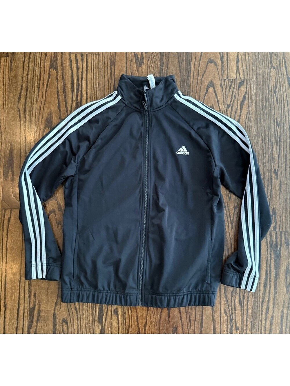 Adidas Men's Classics Black Track Jacket Size XL Preowned